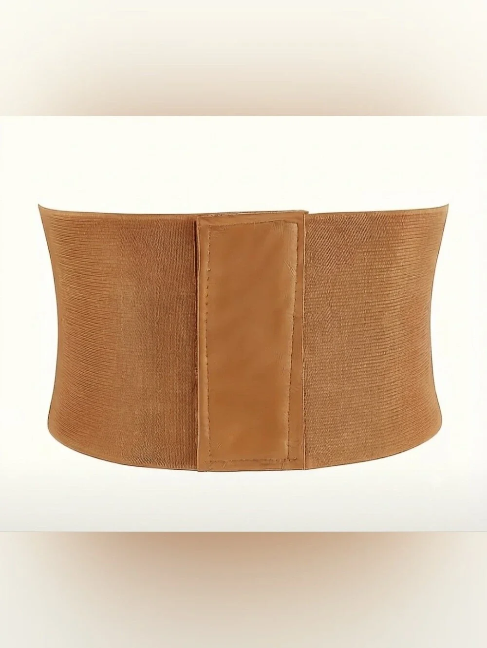 Corset Style Wide Girdle Fashion Elastic Faux Leather Skinny Elastic Waist‎ Belt